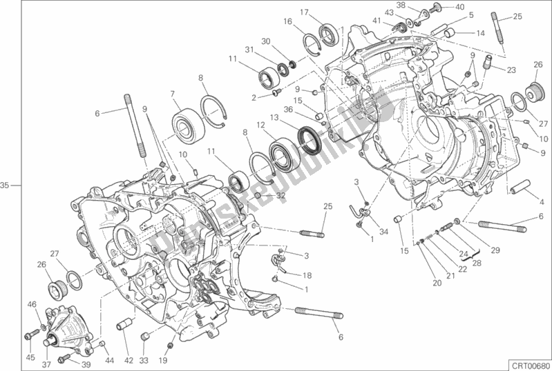 Wszystkie części do 010 - Para Pó? Korb Ducati Superbike Panigale R 1199 2015